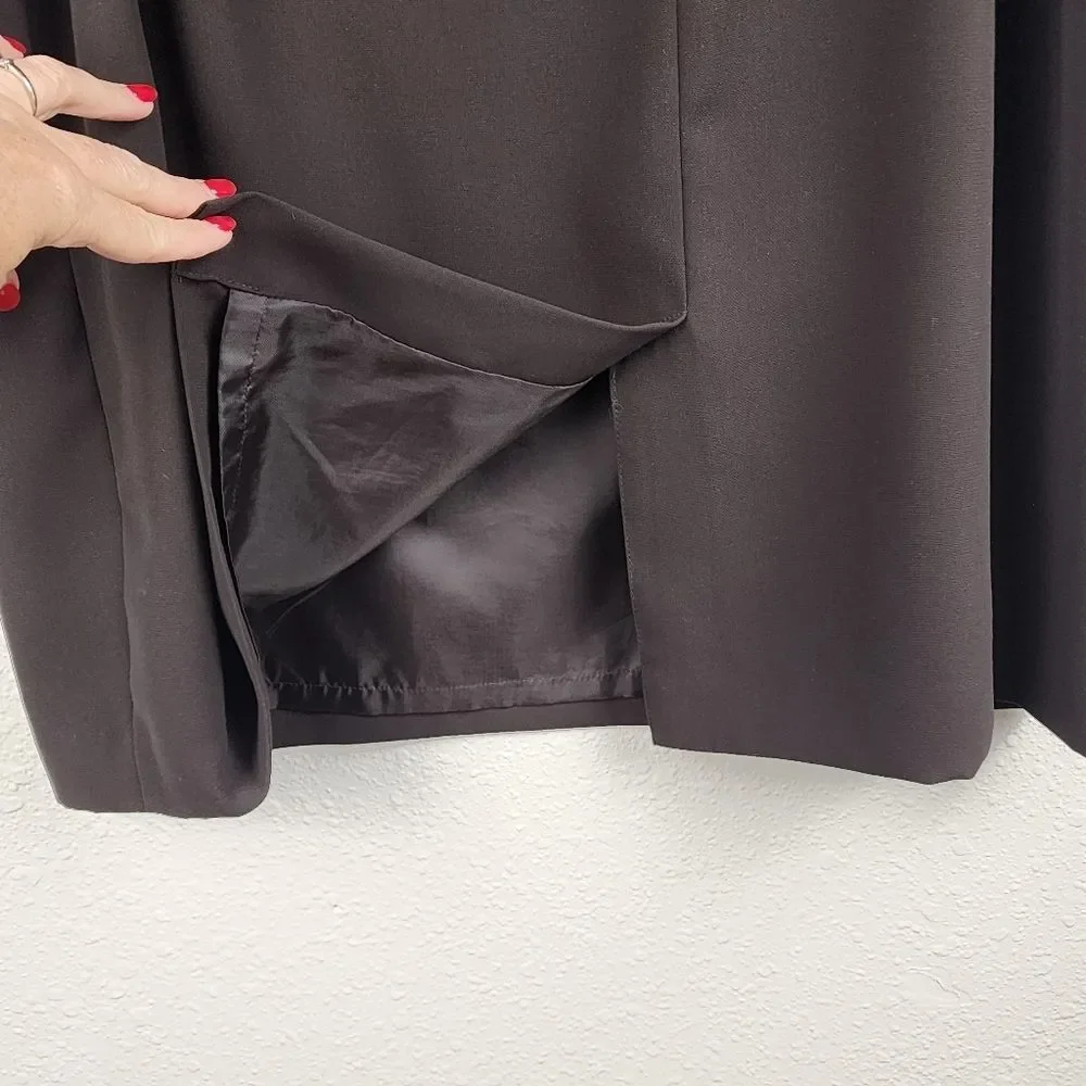 East 5th Dark Brown Stretchy Career Business Pencil Midi Skirt Plus Size 20W